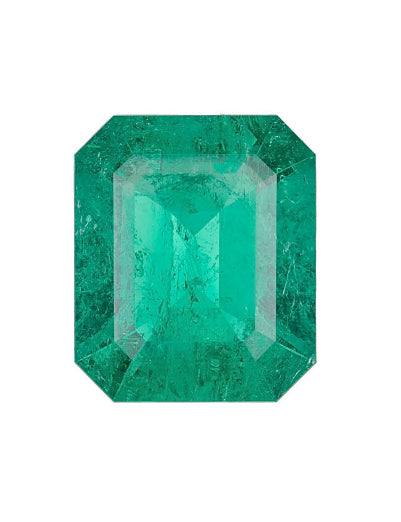 4.22 Carat Emerald Cut F2 Colombian Emerald GIA 5231015647