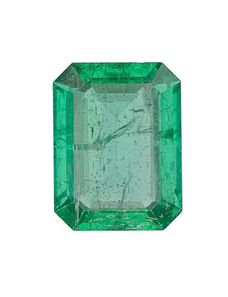 4.61 Carat Emerald Cut F2 Zambian Emerald GIA 5232440203