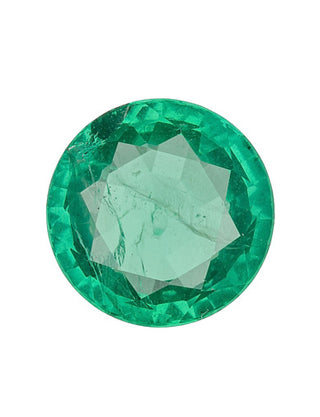 5.33 Carat Round Cut F2 Zambian Emerald GIA 2233440013