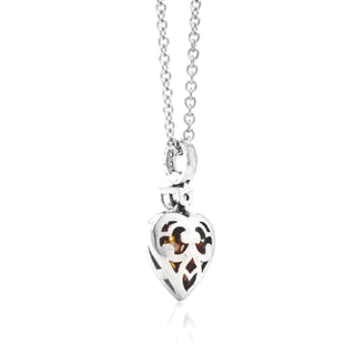 Natural Fancy Yellow Diamond Pendant Necklace, GIA Certified, in White Gold