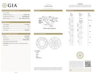 Natural Round and Baguette Cut Diamond, in Yellow Gold