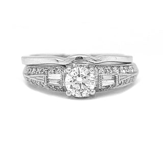 Natural Mined Diamond Bridal Wedding Band Ring White Gold