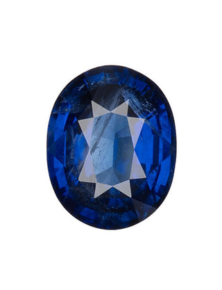 3.86 Carat Oval Shaped Blue Sapphire (GIA) 1236444048