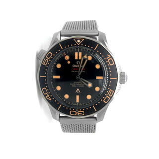 Omega Seamaster 300 Titanium James Bond "No Time to Die" Bracelet and Nato Strap