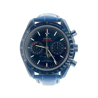 Omega Co-Axial Ceramic Master Chronomeeter Moonphase Blue Side Moon Watch